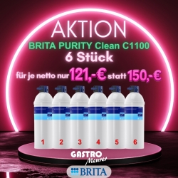 AKTION 5+1 Brita Wasserfilter Purity C1100 XtraSafe Filterkartusche